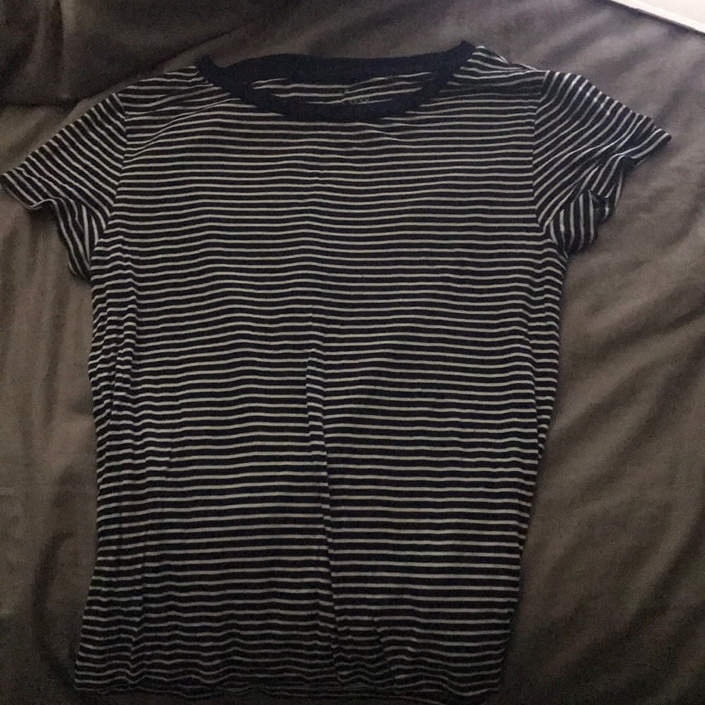 striped soft tee
